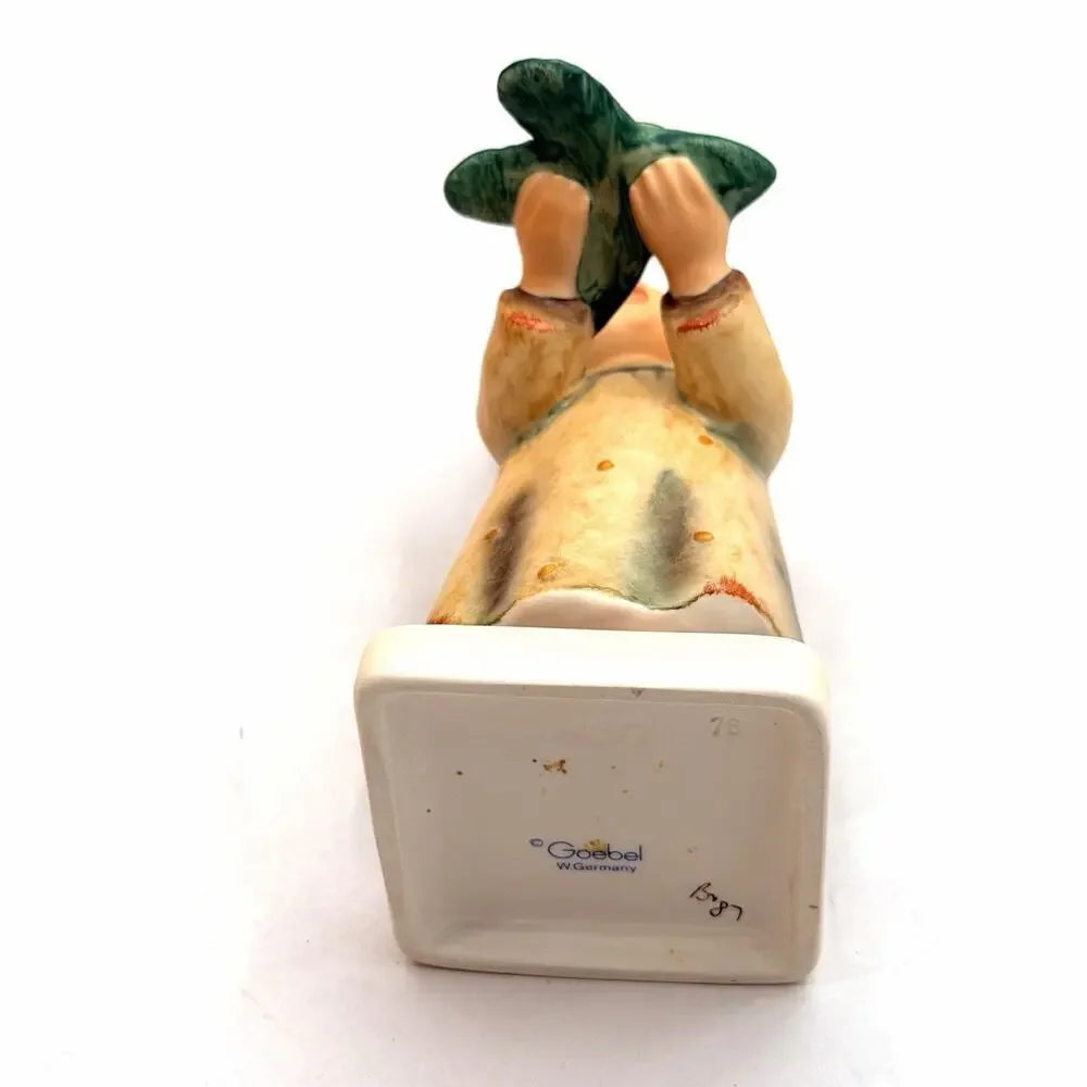 Goebel Hummel Figurine A Gentle Glow Candleholder HUM 439 TMK6 Signed 5.25